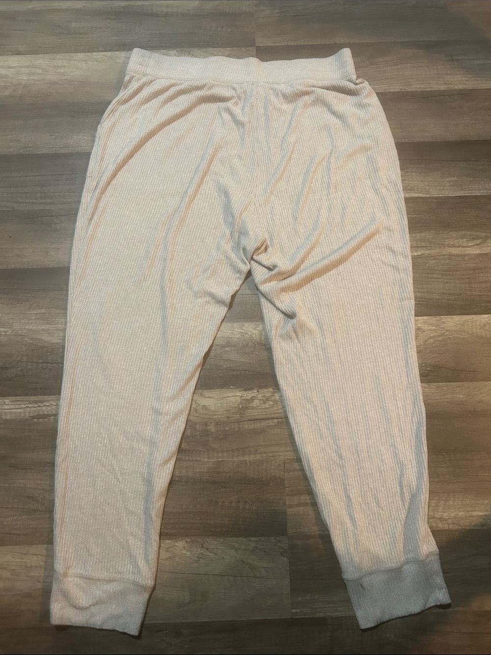 Express Women’s Joggers Ribbed Beige Size Medium - Picture 7 of 7
